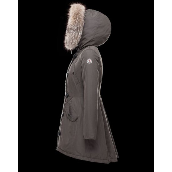 Moncler Arriette Women Down Jacket Dark Green