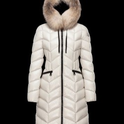 Moncler Bellette Women Down Jacket Ivory