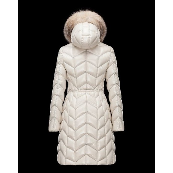 Moncler Bellette Women Down Jacket Ivory