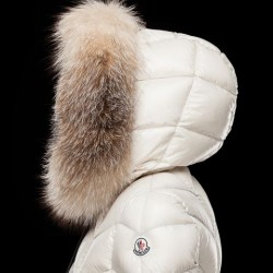 Moncler Bellette Women Down Jacket Ivory