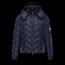 Moncler Berriat Men Down Jacket Dark Blue