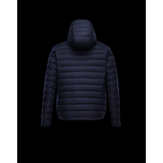 Moncler Blanchard Men Coat Blue