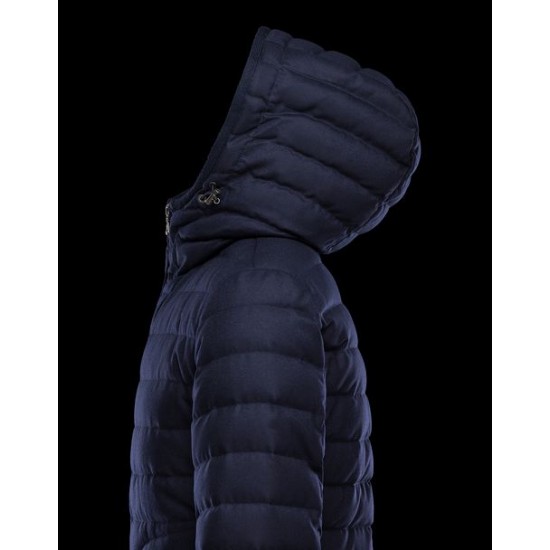 Moncler Blanchard Men Coat Blue