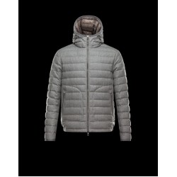 Moncler Blanchard Men Coat Light Grey