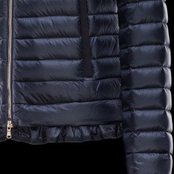 Moncler Blein Women Down Jacket Dark Blue