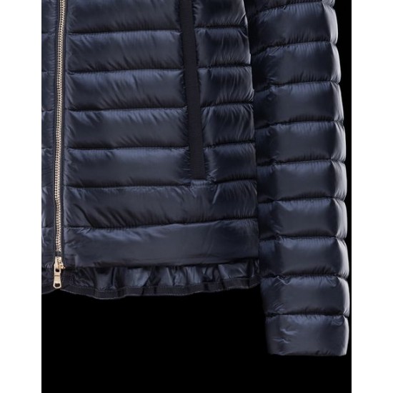 Moncler Blein Women Down Jacket Dark Blue