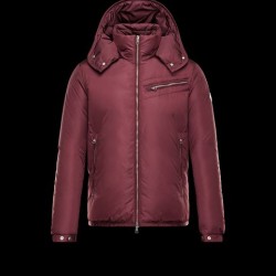 Moncler Brad Men Coat Maroon