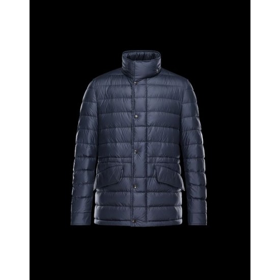 Moncler Feyder Men Coat Dark Blue