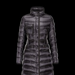 Moncler Hermifur Women Coat Black