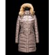 Moncler Hermifur Women Coat Dove Grey