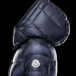 Moncler Hermine Women Coat Blue