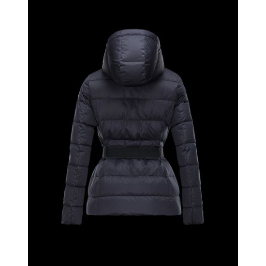 Moncler Lavaud Women Down Jacket Dark Blue