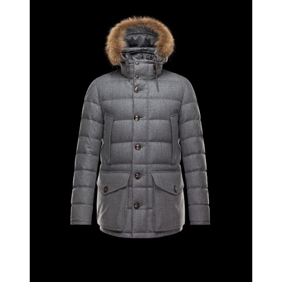 Moncler Rethel Men Coat Grey