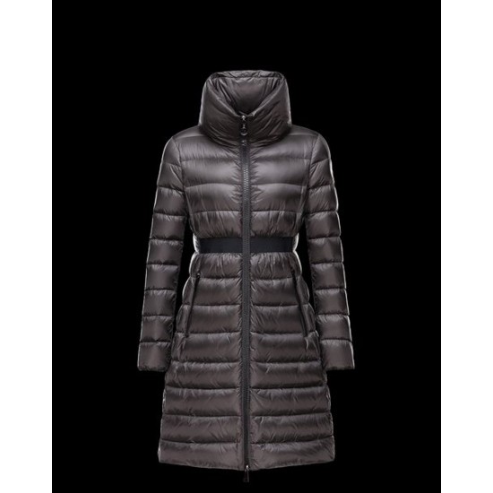 Moncler Talhouet Women Coat Steel Grey