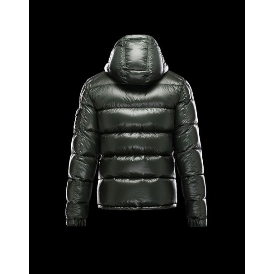 Moncler Zin Men Down Jacket Dark Green