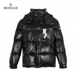 23FW Moncler x FRGMT All Black Long Sleeves Down Jacket 