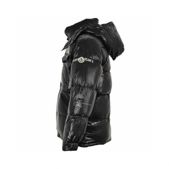 22FW Moncler Madeira Hooded Short Black Navy Long Sleeves Down Jacket