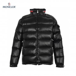 23FW Moncler Bourne Long Sleeves Short Down Jacket Black Coats 
