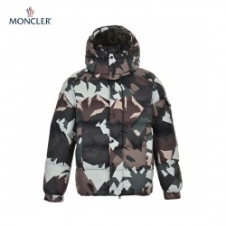 23FW Moncler Mosa Hooded Long Sleeves Down Jacket Multicolour 