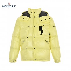 23FW Moncler x FRGMT Black Yellow Long Sleeves Down Jacket 