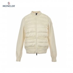 Moncler Blouson White Long Sleeves Outerwear 