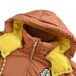 Moncler Bauges Detachable Long Sleeves Short Down Jacket Black Coats 