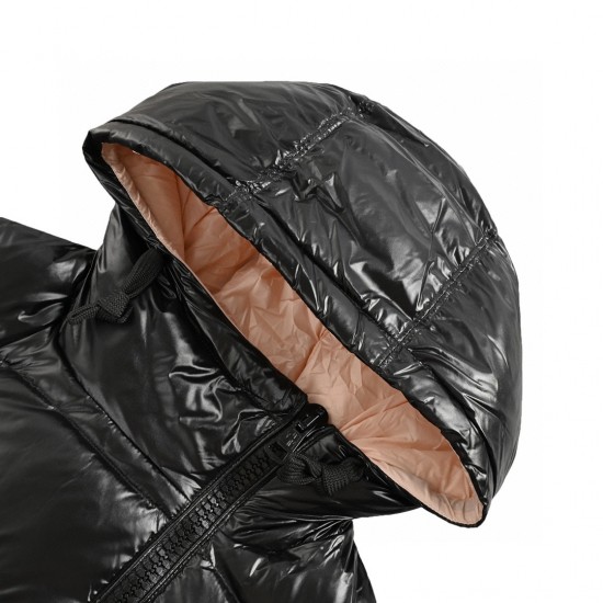 Moncler Long Sleeves Short Down Jacket And Coats Black