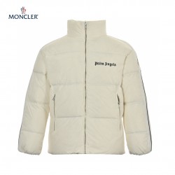 Moncler x Palm Angels White Long Sleeves Down Jacket 