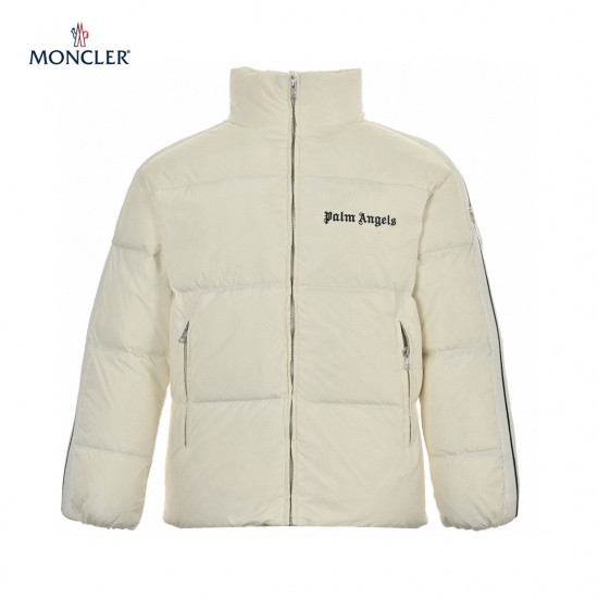 Moncler x Palm Angels White Long Sleeves Down Jacket
