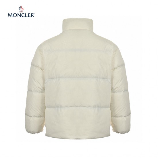 Moncler Mariveles Long Sleeves Short Down Jacket Brown Coats