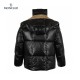 Moncler Mariveles Long Sleeves Short Down Jacket Brown Coats