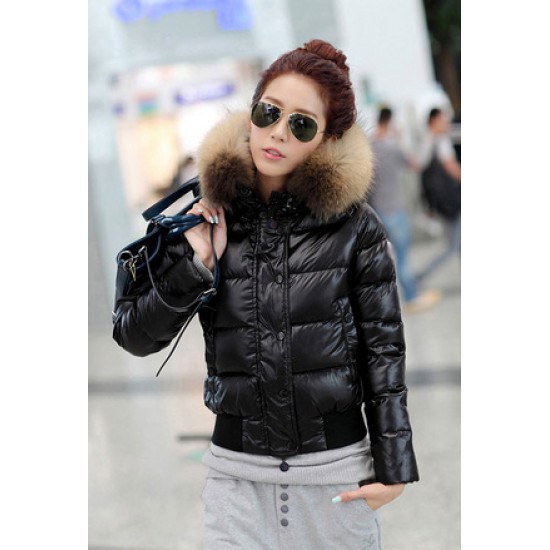 Hot Sale Women Moncler Short Down Jacket Black