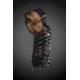 Women Moncler Long Down Coats With Raccoon Fur Collar Black