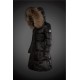 Women Moncler Long Down Coats With Raccoon Fur Collar Black