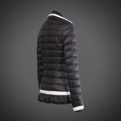 Women Moncler Down Coat Without Hat Black