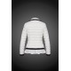 Women Moncler Down Coat Without Hat White