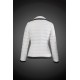 Women Moncler Down Coat Without Hat White