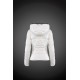 Women Moncler Down Jacket With Hat White