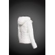 Women Moncler Down Jacket With Hat White