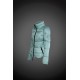 Women Moncler Down Coat Without Hat Green