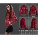 Women Moncler Down Coat Without Hat Red