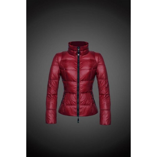 Women Moncler Down Coat Without Hat Red