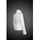 Women Moncler Down Coat Without Hat White