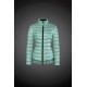 Women Moncler Down Coat Without Hat Green