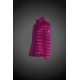 Women Moncler Down Coat Without Hat Rose Red