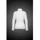 Women Moncler Down Coat Without Hat White