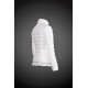 Women Moncler Down Coat Without Hat White