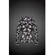 Women Moncler Down Jacket With Hat Black White