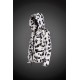 Women Moncler Down Jacket With Hat White Black