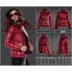 Women Moncler Down Coat Without Hat Red